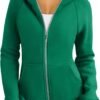 Trendy Queen Womens Zip Up Hoodies Fleece Jackets Sweatshirts Fall Outfits Sweaters With Pockets Winter Y2k Clothes