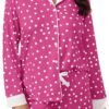 Button Down Pajamas Sets Women Two-Piece Satin Silk Pjs Sets Loungewear Long Sleeve Sleepwear Shorts Nightwear Sets