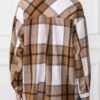 Trendy Queen Womens Flannel Shacket Jacket Casual Plaid Button Down Long Sleeve Shirt Fall Clothes Outfits