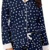 Button Down Pajamas Sets Women Two-Piece Satin Silk Pjs Sets Loungewear Long Sleeve Sleepwear Shorts Nightwear Sets