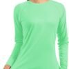 Women's Long Sleeve UPF 50+ UV Sun Protection Shirts Rash Guard Swim T-Shirt/Hoodie Quick Dry for Outdoor Hiking
