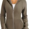 Trendy Queen Womens Zip Up Hoodies Fleece Jackets Sweatshirts Fall Outfits Sweaters With Pockets Winter Y2k Clothes