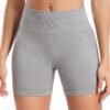 Workout Shorts Women Scrunch Butt Gym Shorts Seamless High Waist Tummy Control Yoga Biker Athletic Shorts