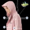 Raincoat for Women Waterproof Rain Jackets with Hooded Hiking Coat Outdoor Lightweight Windbreaker Hood Trench Coat
