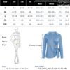Women's Satin Silk Blouses Wrap V Neck Shirts Long Sleeve Elegant Tie Waist Office Formal Work Tunic Pullover Tops