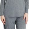 Loungewear Set pajamas Womens sleepwear Bamboo Viscose Long Sleeve t shirt Long Pants Super Soft Novelty Pjs Set