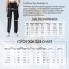 Womens Cargo Pants Stretchy High Waisted Joggers Baggy Casual Drawstring Sweatpants with Pockets Hiking Pant