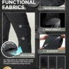 Women's Hiking Cargo Pants Quick Dry Water-Resistance High Waist Pants for Work Travel Outdoor and Casual