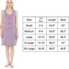 loungewear Womens Nightgown pajamas Suspender Bamboo Viscose Super Soft Sleeveless sleepwear Nightdress
