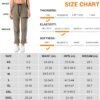Women's Hiking Pants Quick Dry Lightweight Water Resistant Golf Athletic Travel Cargo Pants UPF 50 Zipper Pockets