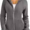Trendy Queen Womens Zip Up Hoodies Fleece Jackets Sweatshirts Fall Outfits Sweaters With Pockets Winter Y2k Clothes