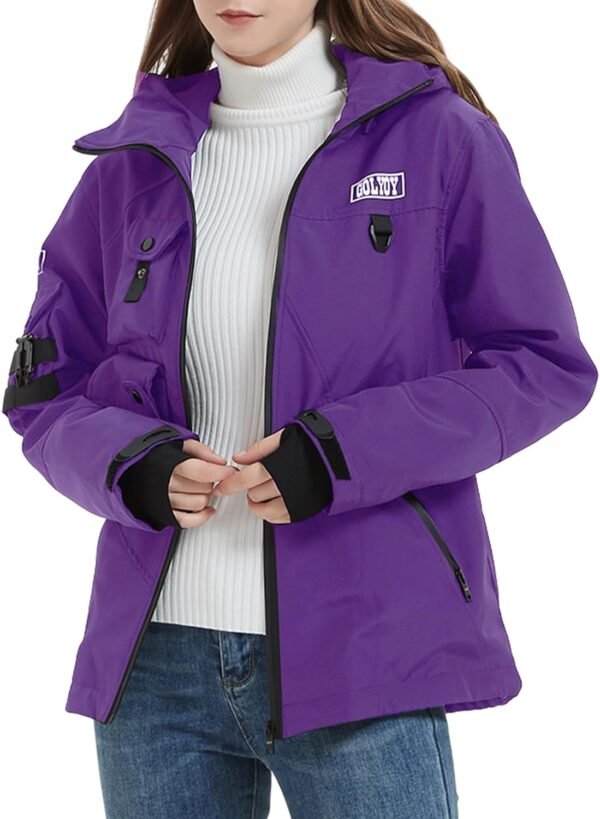 Bomber Jacket Women Lightweight Techwear Windbreaker Multi-Pocket Zip Up Jackets for Women Fashion Streetwear Coat