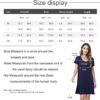 Bamboo Nightgowns for Women Short Sleeve Womens Nightgown Soft Sleepshirts V-Neck Night Dress Loungewear