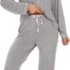 Button Up Pajamas for Women Long Sleeve Sleepwear Soft Loungewear Ladies Pjs Set XS-XXL