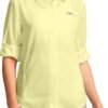 Womens Sun Protection Fishing Shirt with Zipper Pockets Lightweight SPF Long Sleeve Shirts for Hiking Safari