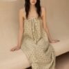 Women's Sleepwear with Robe and Poetic Lawn Ballet Woven Nightdress & Lounge Print Pajama Nightgown
