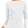 Women's Long Sleeve UPF 50+ UV Sun Protection Shirts Rash Guard Swim T-Shirt/Hoodie Quick Dry for Outdoor Hiking