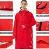 Raincoat for Women Waterproof Rain Jackets with Hooded Hiking Coat Outdoor Lightweight Windbreaker Hood Trench Coat