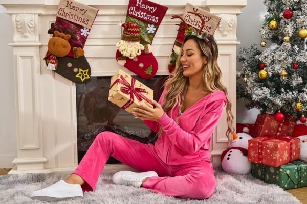 Velour Track Suits for Women Set Fall Sweatsuits 2 Piece