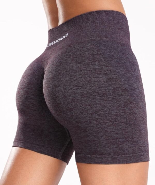 Workout Shorts Women Scrunch Butt Gym Shorts Seamless High Waist Tummy Control Yoga Biker Athletic Shorts