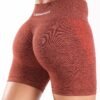 Workout Shorts Women Scrunch Butt Gym Shorts Seamless High Waist Tummy Control Yoga Biker Athletic Shorts