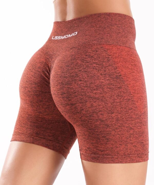 Workout Shorts Women Scrunch Butt Gym Shorts Seamless High Waist Tummy Control Yoga Biker Athletic Shorts