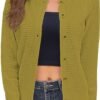 Women's Crew Neck Button Down Long Sleeve Solid Knit Classic Cardigan Sweater