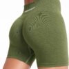 Workout Shorts Women Scrunch Butt Gym Shorts Seamless High Waist Tummy Control Yoga Biker Athletic Shorts
