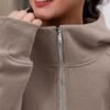 Trendy Queen Womens Zip Up Hoodies Fleece Jackets Sweatshirts Fall Outfits Sweaters With Pockets Winter Y2k Clothes