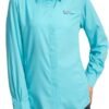 Womens Sun Protection Fishing Shirt with Zipper Pockets Lightweight SPF Long Sleeve Shirts for Hiking Safari