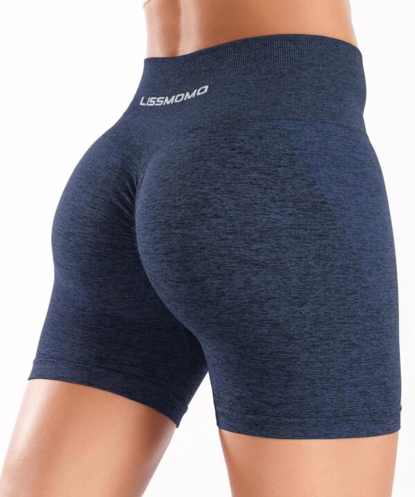 Workout Shorts Women Scrunch Butt Gym Shorts Seamless High Waist Tummy Control Yoga Biker Athletic Shorts