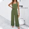 2024 Spring/Summer Casual & Elegant Sleeveless Vest Set for Women – Cross-Border Fashion