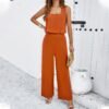 2024 Spring/Summer Casual & Elegant Sleeveless Vest Set for Women – Cross-Border Fashion